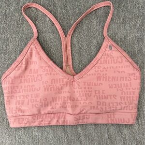 NOBULL Pink Brooke Wells Collection Sports Bra XS